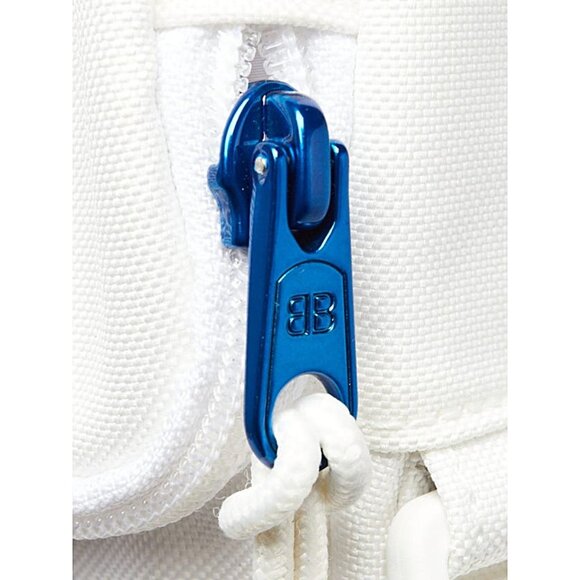 NWT Balenciaga Nasa Logo Phone Holder Crossbody Bag White Recycled Nylon - Picture 10 of 12